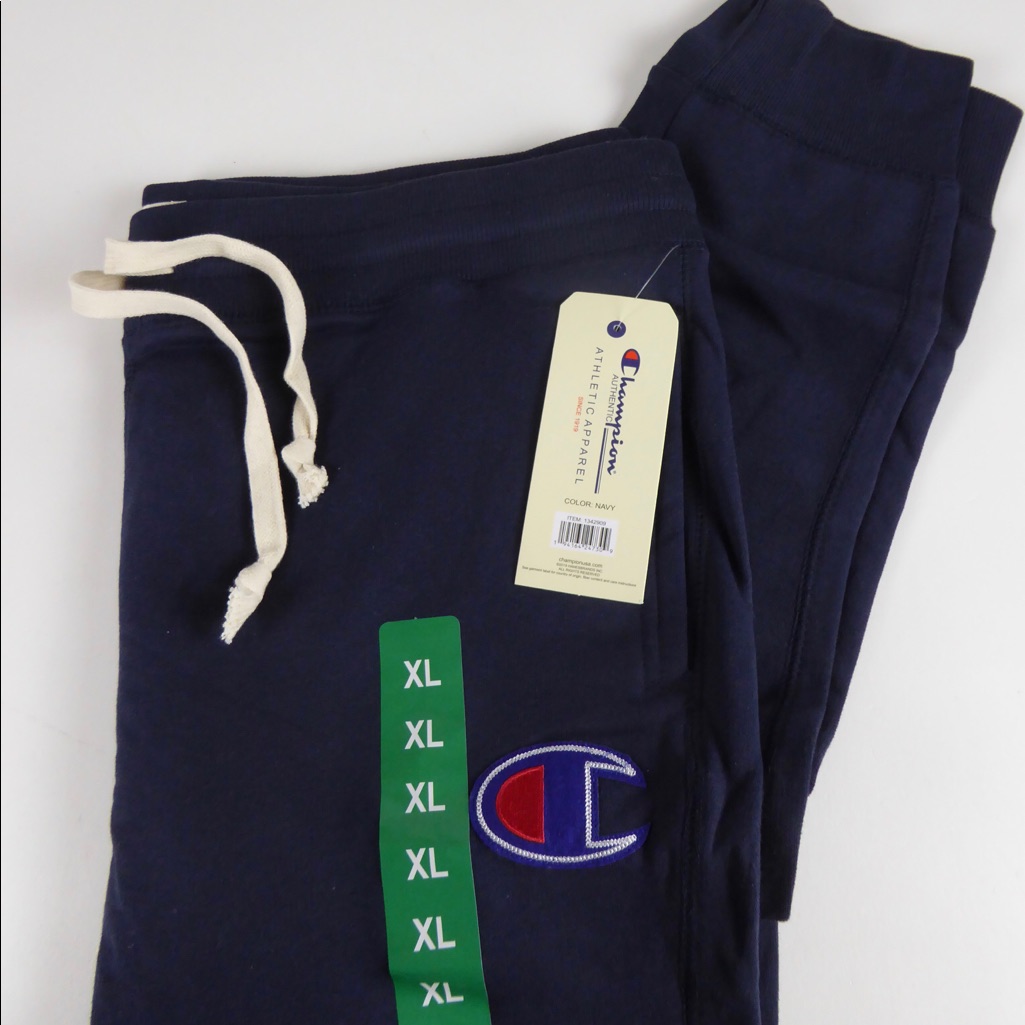 Champion Mens Fleece Lined Jogger Sweatpants Nwt